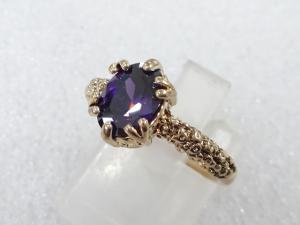 色石　指輪(10号)